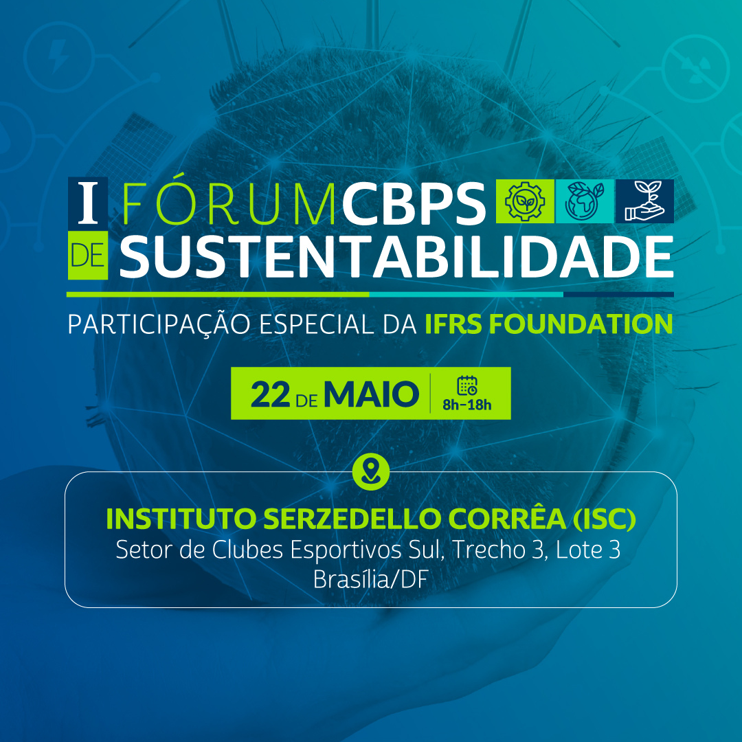 Amec participa do 1º Fórum de Sustentabilidade IFRS/CBPS no próximo dia 22 de maio